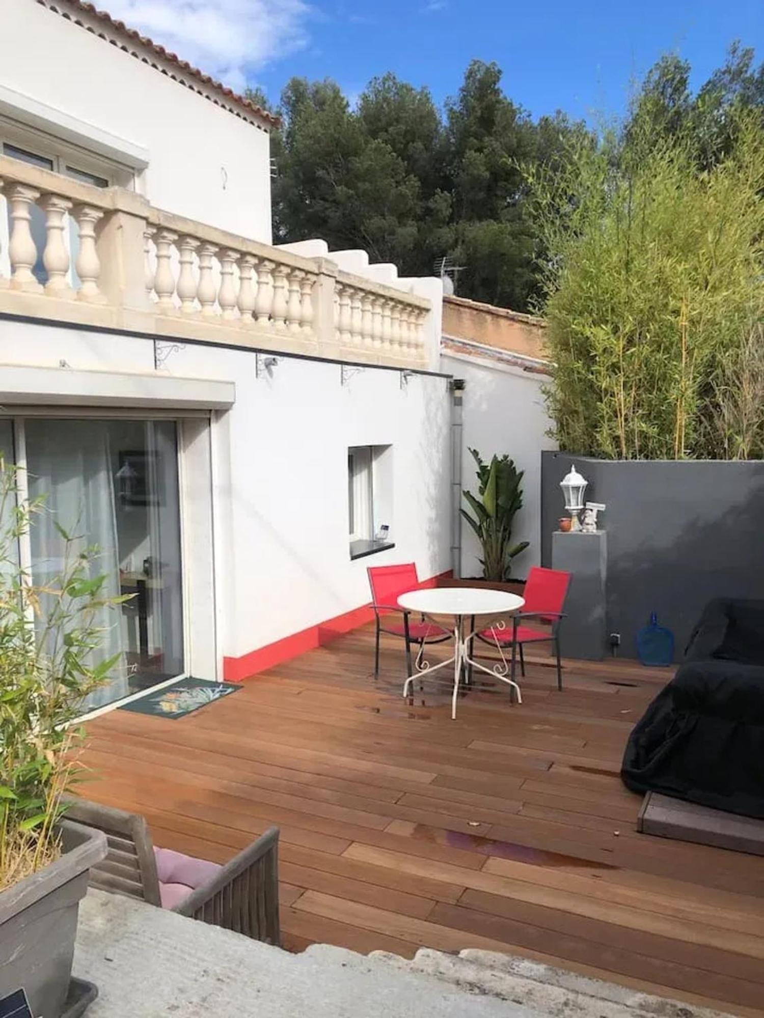 Appartement Charmant A La Cadiere D'Azur 68 M² Jacuzzi Exterior foto